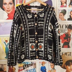 Vintage 70s Crochet Cardigan
